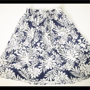 Old Navy blue and white floral dress